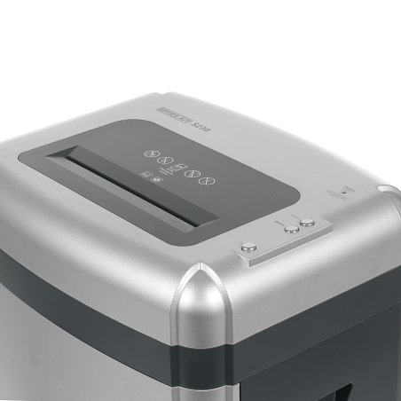 Шредер Office Kit S230 2x15 (секр.P-5)/фрагменты/17лист./35лтр./скрепки/скобы/пл.карты/CD
