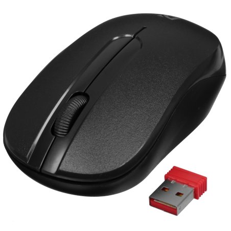 Мышь беспроводная Defender Datum MM-285 черный, 1600 dpi, радиоканал, USB, кнопки - 3