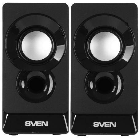 Акустическая система Sven 300 2.0 черный 6Вт