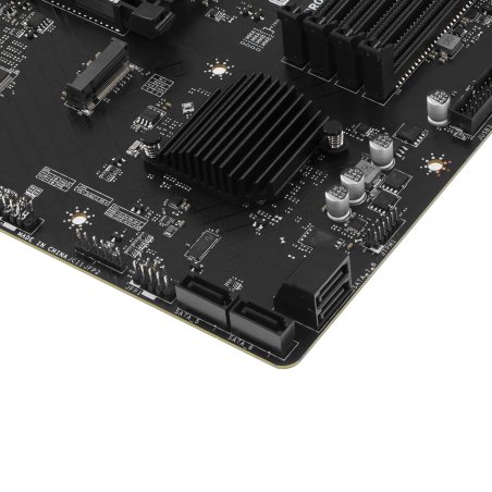 Материнская плата MSI PRO B760M-P DDR4, LGA 1700, Intel B760, 4xDDR4, 4xSATA, 2xM.2, 1xPCIe 4.0 x16, 2xPCIe 3.0 x1, 1xHDMI, 1xDP, 1xVGA, 1x1Gb LAN, 4xUSB-A 2.0, 1xUSB-A 3.2 Gen 1, 1xUSB-C 3.2 Gen 2, 3x3.5 мм, 7.1, mATX