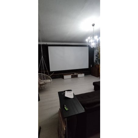 Экран Cactus 150x150см Wallscreen CS-PSW-150X150-BK 1:1 настенно-потолочный рулонный черный