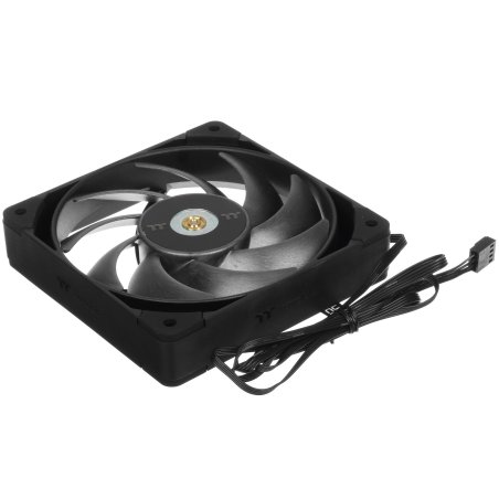 Вентилятор для корпуса Thermaltake Toughfan 14 Pro 140х140x25 черный 4-pin 31.6дБ (упак.:2шт) (CL-F160-PL14BL-A) Ret