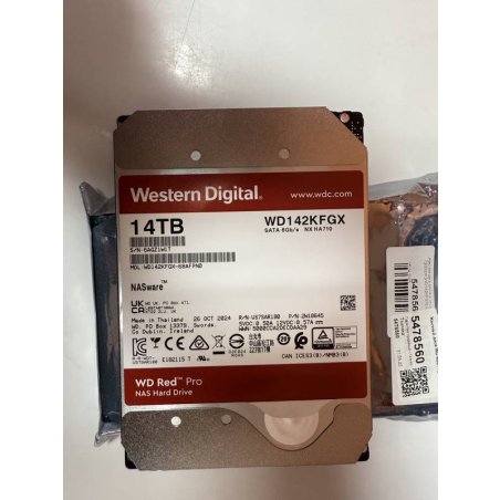 Жесткий диск WD SATA-III 14Tb WD142KFGX NAS Red Pro (7200rpm) 512Mb 3.5"