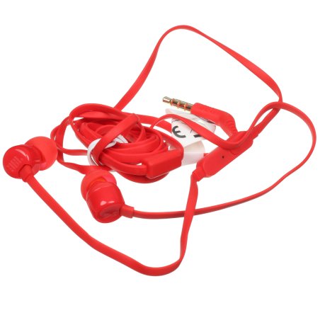 Наушники-гарнитура JBL T110 красный