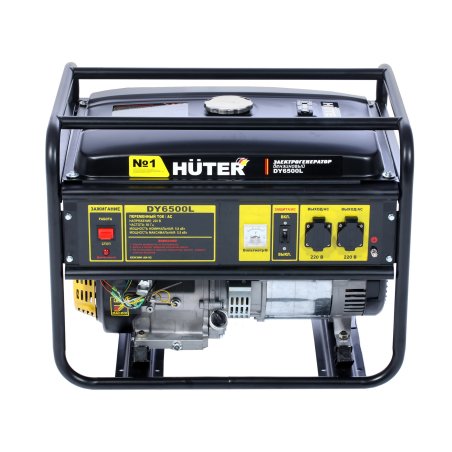 Электрогенератор бензиновый Huter DY6500L, 5.5 кВт, 71 дБ, 74.5 кг