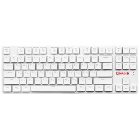 Клавиатура беспроводная Redragon Anubis беспроводная, USB, Bluetooth/Радиоканал, белый