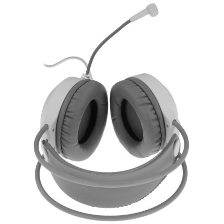 Наушники с микрофоном Оклик HS-L300G White белый 2.2м мониторные USB оголовье (1796952)