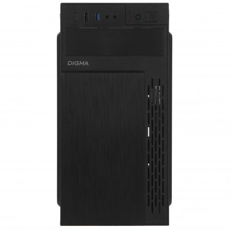 Компьютерный корпус Digma DCC-MN301 черный без БП mATX 1x80мм 2x120мм 1xUSB 2.0 1xUSB 3.0 audio