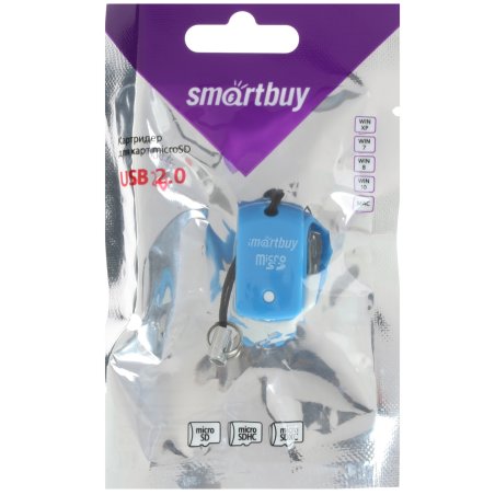 Кард-ридер Smartbuy черный (SBR-713-K)