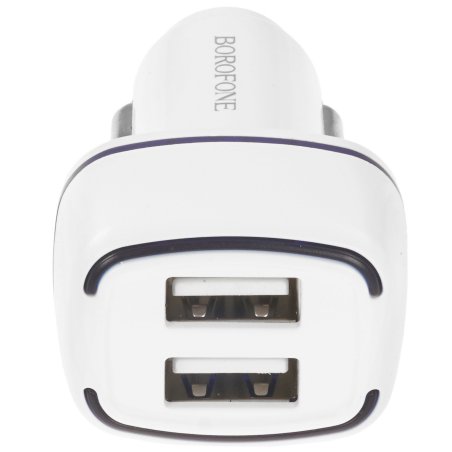 Автомобильная зарядка в прикуриватель BOROFONE (6931474735959) BZ14m белый