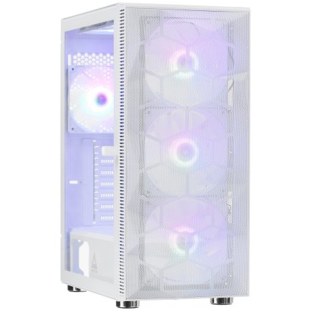 Компьютерный корпус Montech X3 Mesh белый без БП ATX 3x120мм 2xUSB2.0 1xUSB3.0 audio bott PSU