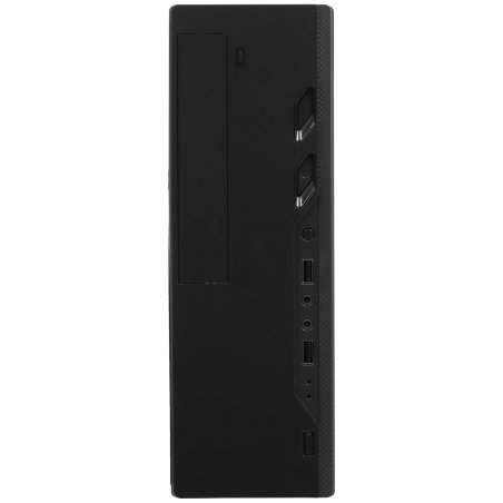 Компьютерный корпус MiniITX ExeGate MI-208 Black, miniITX/mATX, <M400, 80мм>, 2*USB, Audio