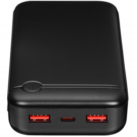 Портативный аккумулятор OLMIO P-20, 20000mAh, 20W, QuickCharge3.0/PowerDelivery, черный