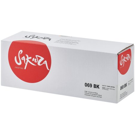 Картридж лазерный Sakura 069HBK (5098C002) для Сanon, черный, 7600 к.