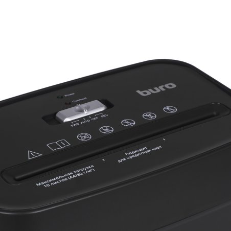 Шредер Buro Office BU-S800 (секр.P-4) фрагменты 10лист. 21лтр. пл.карты