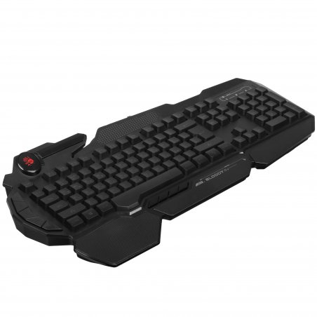Клавиатура проводная A4Tech Bloody B310N черный USB Multimedia for gamer LED (подставка для запястий) (B310N)