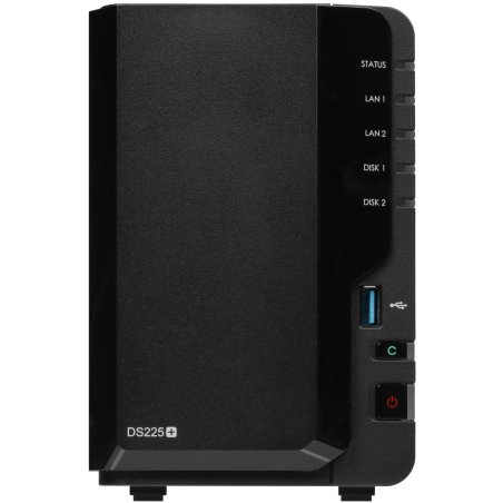 СХД настольное исполнение Synology 2BAY NO HDD DS225+