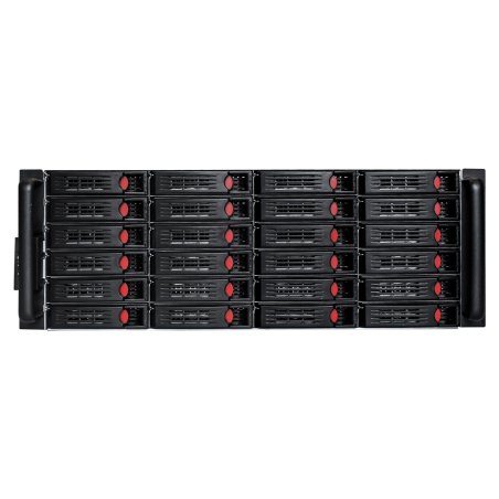 Серверный корпус ExeGate Pro EX293272RUS 4U660-HS24 (RM 19", высота 4U, глубина 660, БП 500RADS, 24xHotSwap, USB)