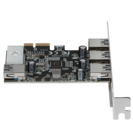 Контроллер ExeGate EXE-367 PCI-E 2.0, 3*USB 3.0 ext + 1*USB 3.0 int, разъем доп.питания (OEM)