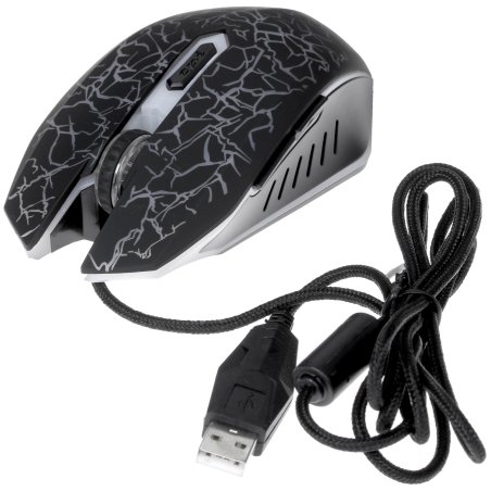 Мышь проводная Oklick 905G INVASION черный, 3200 dpi, USB, кнопки - 6