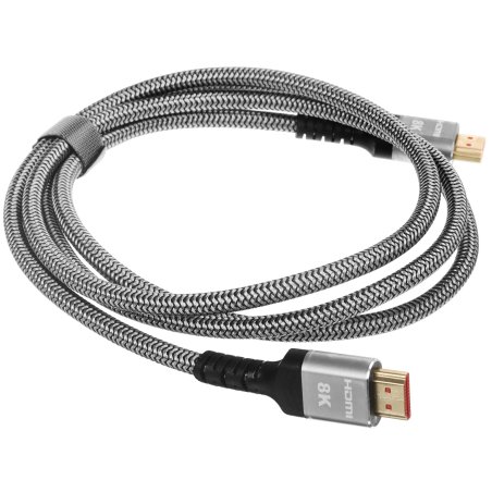 Кабель HDMI 19M/M,ver. 2.1 8KX60Hz (Econom) оплетка 1.5m iOpen <ACG859A-1.5>