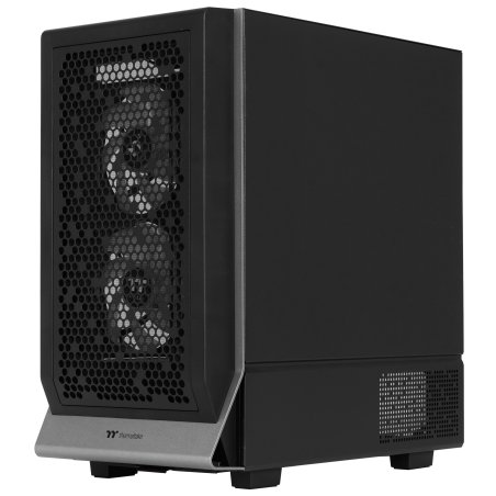 Компьютерный корпус Thermaltake Divider 300 TG ARGb черный без БП ATX 2x120мм 2xUSB 3.0 audio front door bott PSU