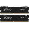 Оперативная память Kingston 16Gb 3200MT/s DDR4 CL16 DIMM (Kit of 2) FURY Beast Black