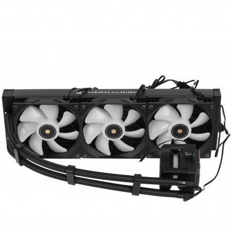 Система жидкостного охлаждения Thermalright Core Vision 360 ARGb Soc-AM5/AM4/1200/1700/1851 черный 4-pin 28.1dB Al LCD Ret (C-VISION-360-BL-ARGb)