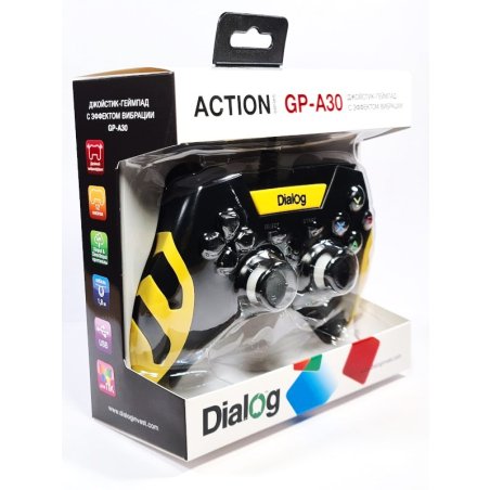 Геймпад DIALOG GP-A30, черный