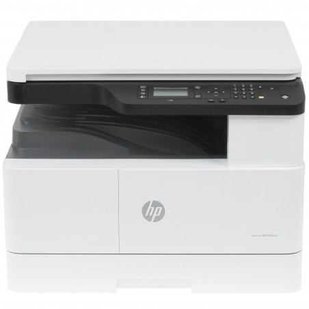 МФУ лазерное HP LaserJet MFP M438n (8AF43A), A3, ч/б, печ. до 22 стр/мин. (А4) до 12 стр/мин. (А3), 1200 x 1200 dpi (печать), 600x600dpi (скан.), USB, RJ-45