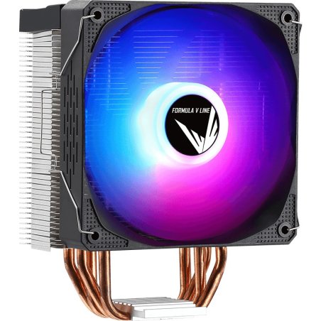 Кулер Aerocool / Formula Ice Burg Plus ARPW 4P ARGb черный 120мм алюминий+медь 34db 4-pin 200W 158мм