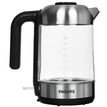 Чайник электрический Philips HD9339/80 1.7л. 2200Вт прозрачный (корпус: стекло)