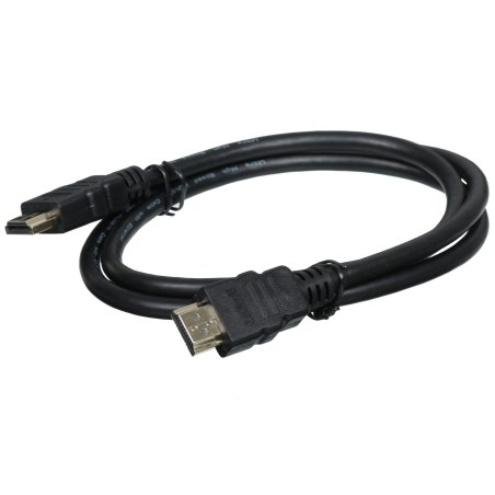 Кабель Bion HDMI v2.1, 19M/19M, 3D, 8K UHD, экран, ферритовые кольца, 1м, черный BXP-HDMI21-010