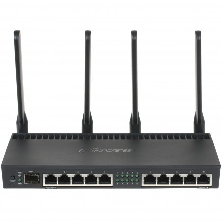 Маршрутизатор MIKROTIK RB4011iGS+5HacQ2HnD-IN 10x10/100/1000 LAN, 1 SFP+, 2,4Ghz/5Ghz, 802.11a/b/g/n/ac