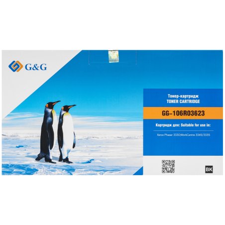 Картридж лазерный G&GGG-106R03623 106R03624/106R03623 черный (15000стр.) для Xerox Phaser 3330;WorkCentre 3345/3335