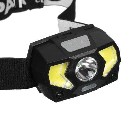 Фонарь светодиодный налобный Gb-608 на батарейках 3xAAA 5Вт 7 реж. черный Эра Б0052319