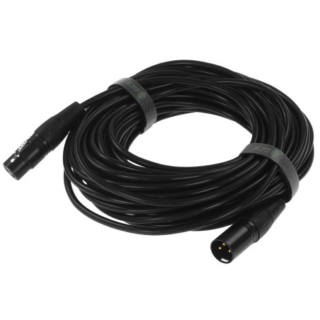 Кабель GCR 15.0m микрофонный XLR M/XLR F , черный, AL case черный, GCR-53376