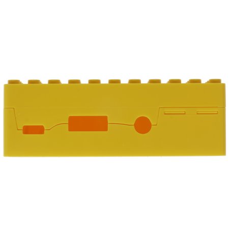 Корпус RA185 yellow для микрокомпьютера Raspberry Pi 3. RA185 Корпус ACD Yellow ABS Plastic Building Block case for Raspberry Pi 3