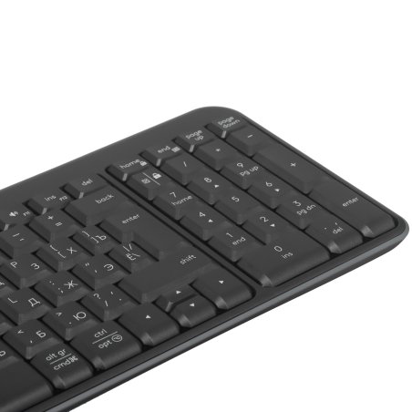 Комплект (клавиатура + мышь)/ Logitech Wireless MK250 Compact Bluetooth Wireless Combo-GRAPHITE