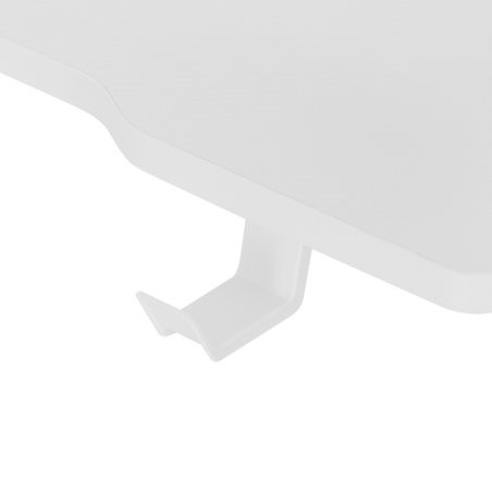 Стол игровой Defender Infinity RGb, подвес круж+гарн., бел, 120 5