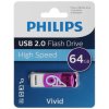 Флешка USB 64Gb PHILIPS VIVID2.0 64Gb, USB 2.0