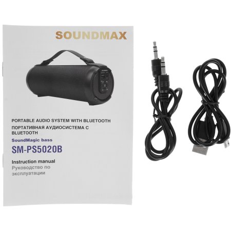 Портативная колонка SOUNDMAX SM-PS5019B (синий)