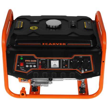 Электрогенератор бензиновый Carver PPG-3600, 2.8 кВт, 67 дБ, 40 кг