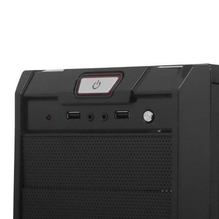 Компьютерный корпус ExeGate EX278402RUS Miditower ExeGate XP-329S Black, ATX, (без БП), 2*USB, Audio