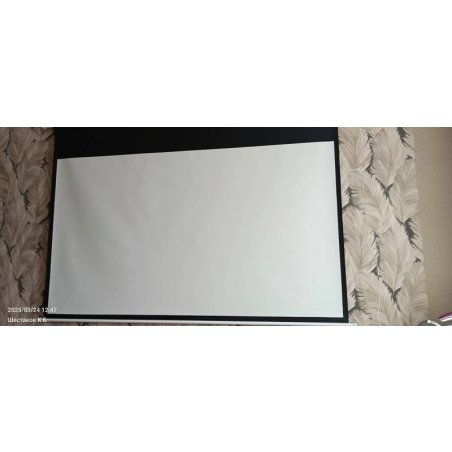 Экран Cinema S'OK SCPSM-266x150-ED60 16:9 настенно-потолочный, моторизованный, 266x150см, белый корпус, экстрадроп 60см