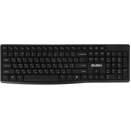 Клавиатура беспроводная SVEN KB-E5500W USB черный