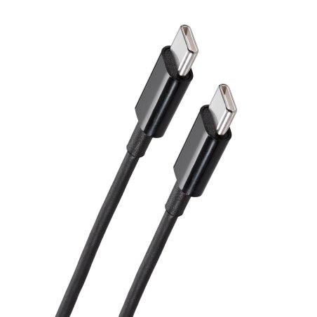 Кабель TypeC---TypeC USB2.0 1.2m, черный, iOpen ACU505-B-1.2M