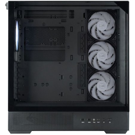 Компьютерный корпус ZALMAN P40 Prism Plus, ATX, черный, WINDOW, 3xCombo (3.5'' or 2.5"), 1xUSB TYPE-C, 2xUSB 3.0, SIDE 3x120мм ARGb, REAR 1x120мм ARGb