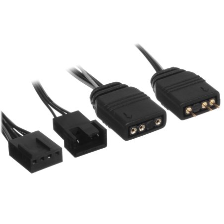 Вентилятор для корпуса ID-Cooling AF-127-ARGb-K черный, 120 мм, 2000 об/мин, 29.9 дБ, 4 pin