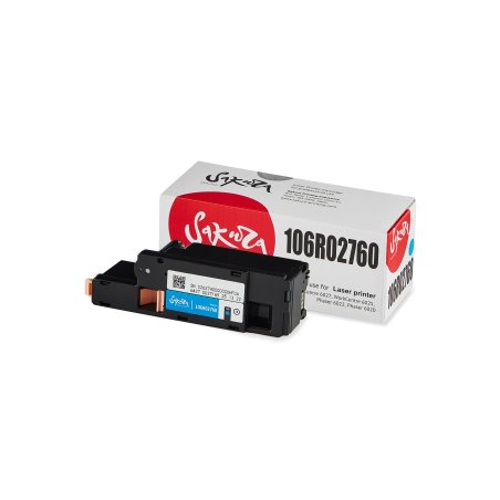 Картридж лазерный Sakura 106R02760 для Xerox WorkCentre 6027, WorkCentre 6025, Phaser 6022, Phaser 6020, синий, 1000 к.